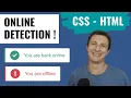 HTML CSS JS Online Browser Detection