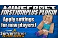 How to add settings for new players with FirstJoinPlus Plugin