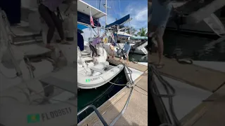 Bench testing our ​Yamaha 9.9 outboard engine #yamaha #sailingbyefelicia #boatmaintenance #outboard