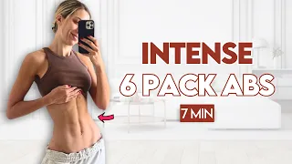 7 Min Intense Deep Core Abs Burn Pilates Mat Challenge At Home All Levels No Equipment 