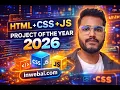 HTML CSS JS Project of the year 2026 Sticky Notes Canvas Drawing Tool