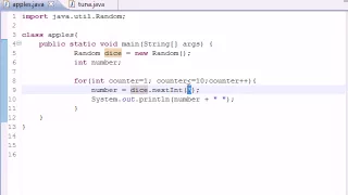 Java Programming Tutorial 26 Random Number Generator