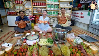 Bữa cơm tạm biệt A Tú Xe Đầu Kéo Vlog lên đường về quê ăn toàn món ngon ở cửa hàng Phan Diễm