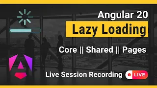 Lazy Loading in angular Angular Tutorial