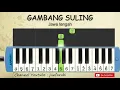 Download Lagu not pianika gambang suling - lagu daerah nusantara tradisional indonesia - belajar pianika not angka