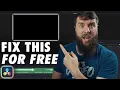 How To Easily Edit 10 Bit s In The FREE Version Of DaVinci Resolve Fix Black Screen