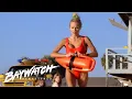 C J Parker Runs To Save A Man Drowning In The Sea Baywatch Remastered
