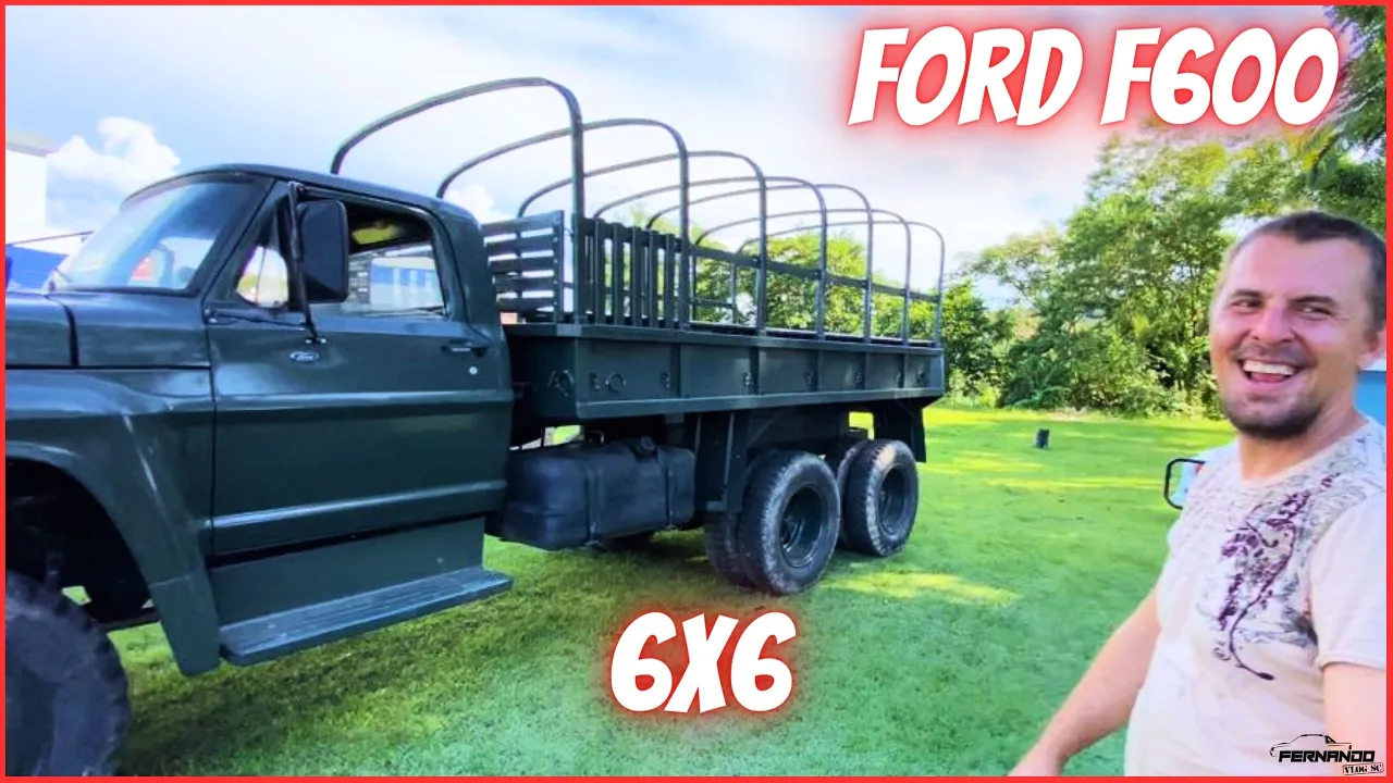 FORD F600 6X6 *ISSO SIM É BRUTO*