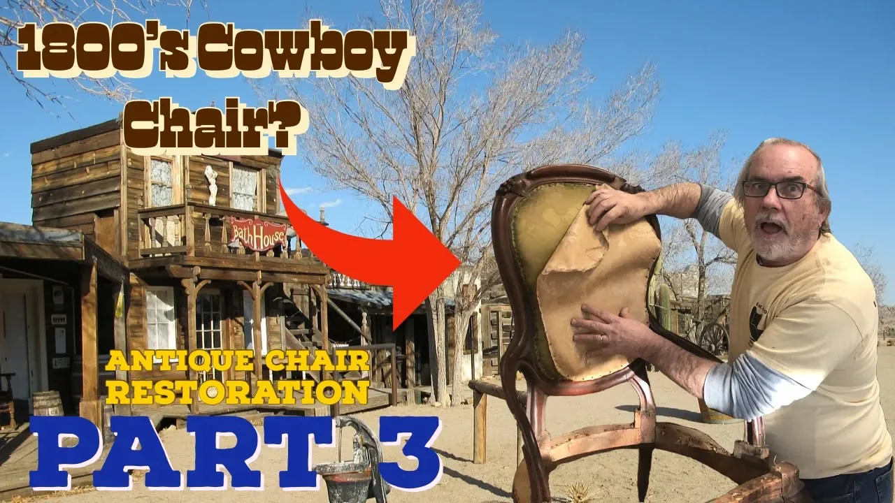 How to Upholster: 1860's Antique Chair Restoration Pt. 3 Spring Tying