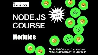 Basic NodeJS 2021Q2 Modules