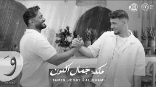 الشامي وتامر حسني ملكه جمال الكون بدون موسيقى  دندنها