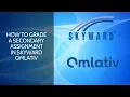 How to Grade an Assignment in Skyward Qmlativ