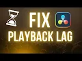 How To FIX Laggy Playback In Davinci Resolve Tutorial