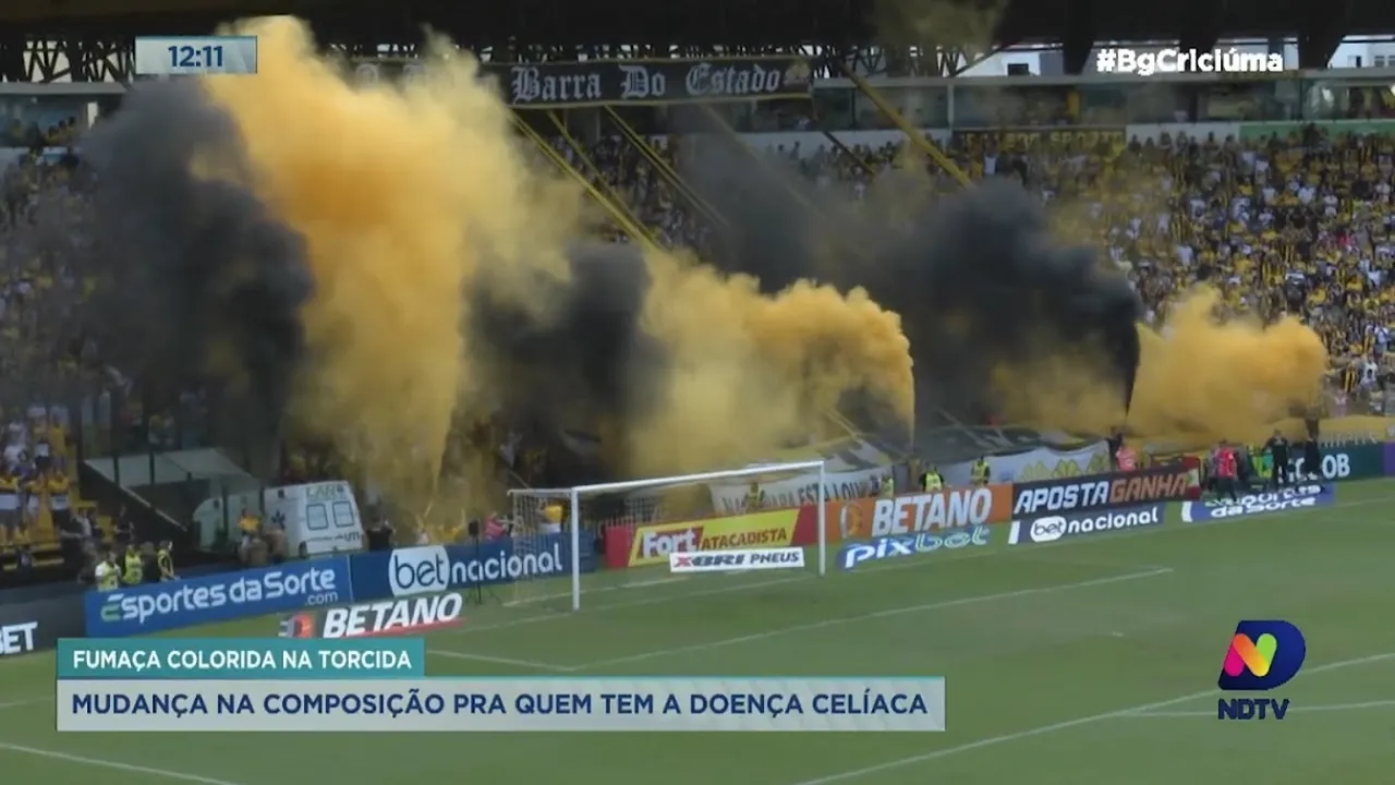 Por pedido de torcedores celíacos, ingrediente da fumaça utilizada pela torcida do Tigre é trocado