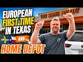 Europeans First Time at Home Depot