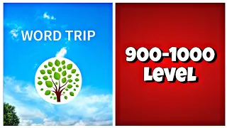 Word Trip - Level 900-1000 Answers