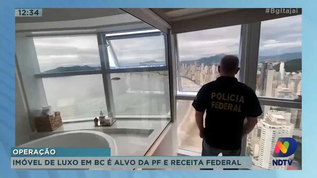 Imóveis de luxo em Balneário Camboriú é alvo da Polícia Federal e Receita Federal