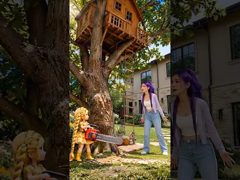¡No podía creer que su amiga le regalara una casa! 😨🏠💜#humor #shorts
