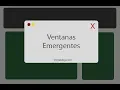 Como mostrar u ocultar una ventana flotante utilizando javascript html y css