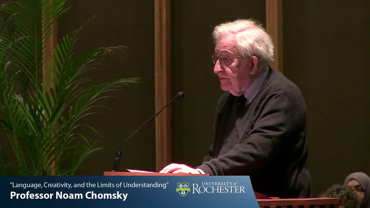 Language, Creativity, and the Limits of Understanding | Noam Chomsky