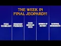 This Week in Final Jeopardy 25- 25 JEOPARDY