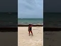That 30 minutes on the beach before I started hot flashing