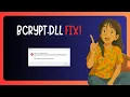 How To FIX Bcrypt dll Missing in Windows 11