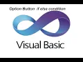 Visual Basic Lec 26 Use of Option Button if else condition By SAHIL Social Service SSS Division
