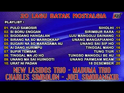 Download MP3 Kompilasi Lagu Batak Nostalgia - New Lasidos Trio, Maduma Trio, Charles Simbolon, Joel Simorangkir