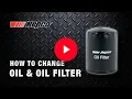 How to change your oil and filter