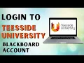 How to Login to Teesside University Blackboard Account