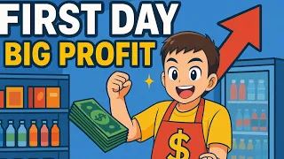 Hari Pertama Berbisnis LANGSUNG PROFIT !!!! - My Supermarket Simulator Indonesia Ep.1