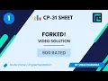 Forked Solution 900 Rated TLE CP-31 Sheet Best Codeforces Problems