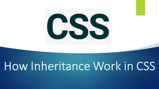 How Inheritance Works In CSS CSS Inheritance CSS Tutorials Frontend Tutorials