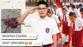 Anak Ini Muntah Cacing Akibat Ikut Upacara 17 Agustus