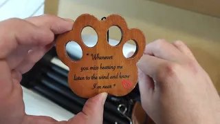 This Pet Memorial Windchime is Beautiful