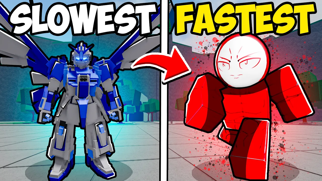 Who is The FASTEST CHARACTER in The Strongest Battlegrounds?