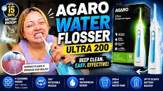 Cleaner Teeth & Healthier Gums? 🦷 AGARO Water Flosser Review #Agarolifestyle