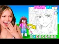 Drawing The FIRST Avatar I See In Roblox
