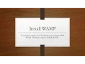 Learn how to setup a local development server by installing Bitnami WAMP Stack