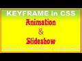10 css keyframe animation tutorial in hindi slideshow css animation in html css