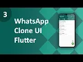 WhatsApp Clone Using Flutter ep 3 Flutter Tutorial