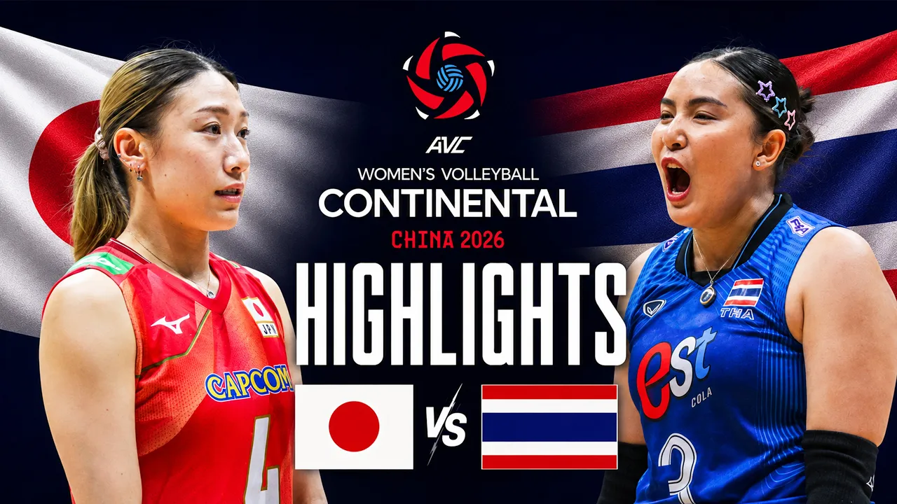 Japan 🇯🇵 vs Thailand 🇹🇭 | Semi Finals Highlights | AVC Women's Continental Championship 2026