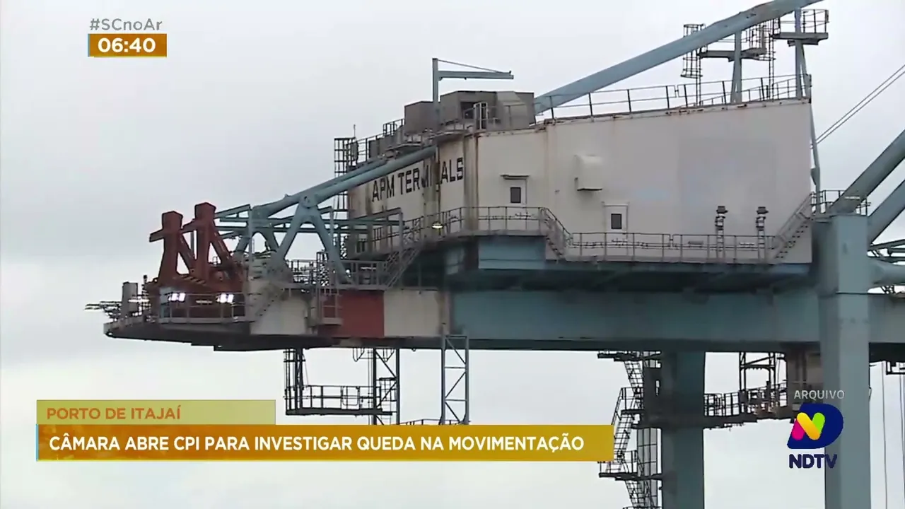 Câmara Municipal de Itajaí instaura CPI para investigar queda na movimentação no porto da cidade