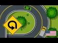 Traffic Signs Road Signs USA Warning Signs Of 270 Degree Loop Right Curve