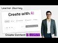 Create Learning Content with AI in Seconds