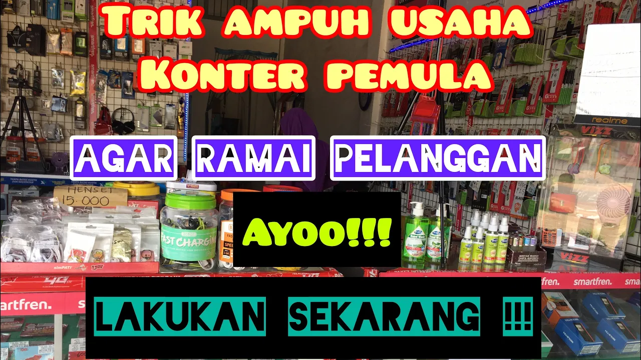 CARA MEMBUAT DAFTAR HARGA KONTER PULSA. 