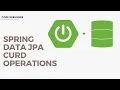 Springboot CURD Operation with Code Debugger