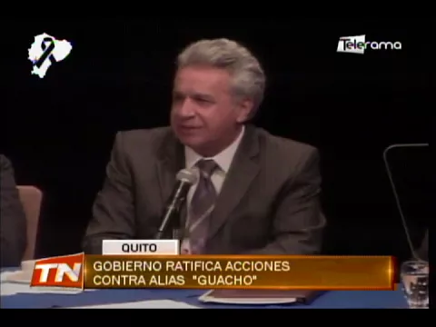 Gobierno ratifica acciones contra alias Guacho