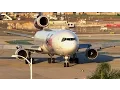 Light Takeoff FedEx McDonnell Douglas MD-11F Takeoff San Diego